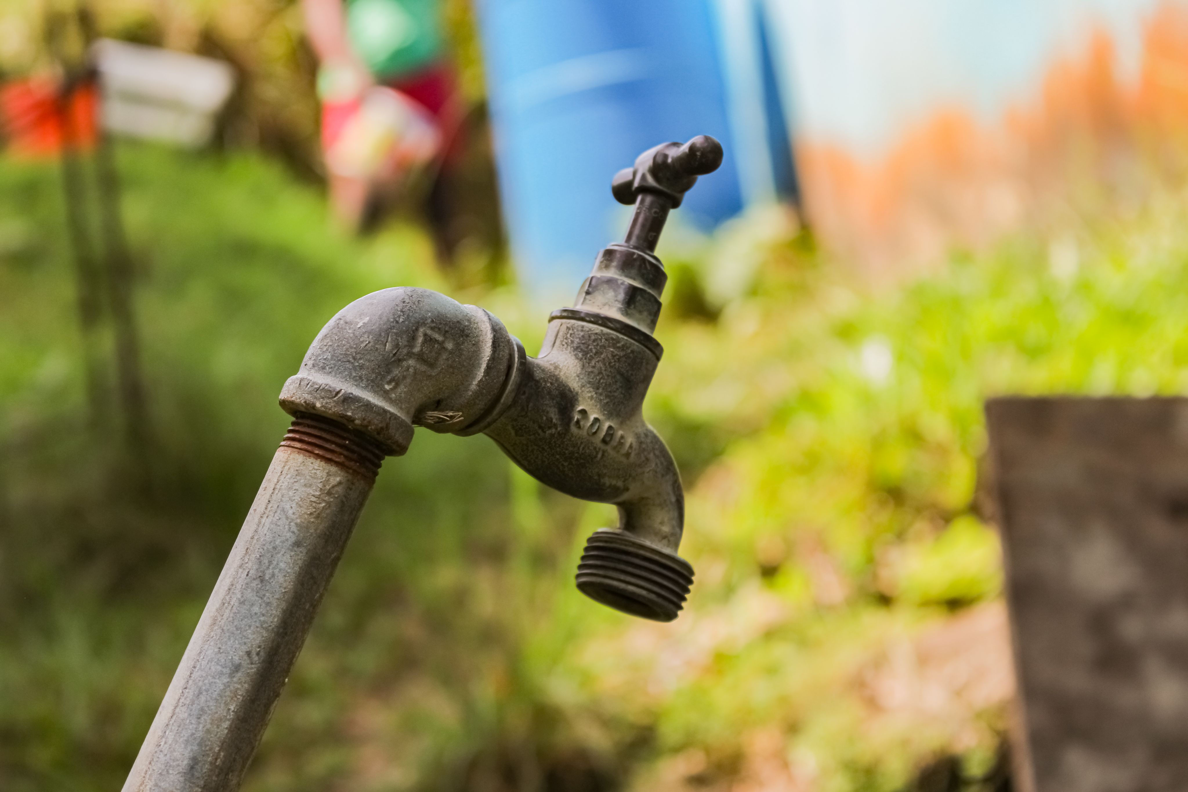 This empty tap located in one of the homes in Cacoon stands as a symbol ...